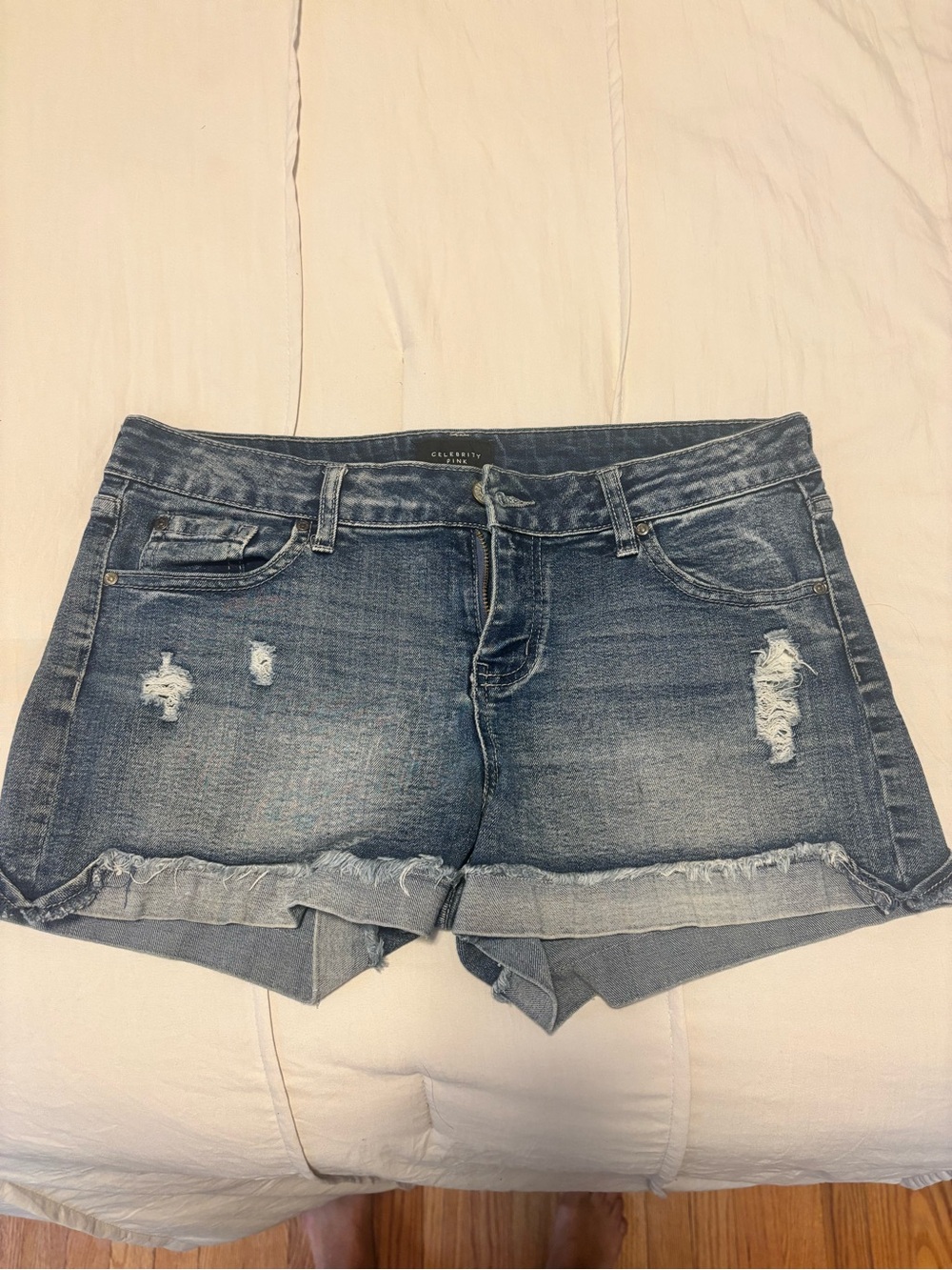Women’s size 9 Denim Distressed Women’s Shorts -